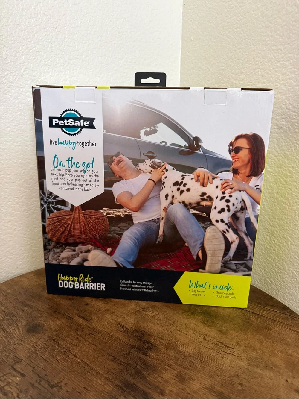 PetSafe Dog Barrier - Yellow and Teal Packaging